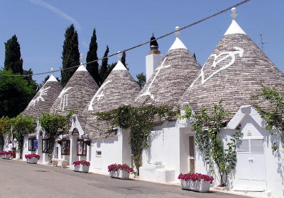 Trulli ad Alberobello, in Puglia.