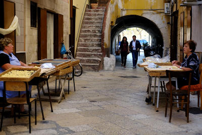 Il centro storico di Bari in Puglia.