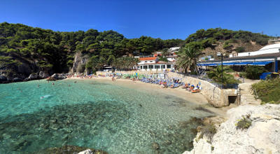 La spiaggia di Cala delle Arene.