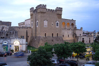 Il Castello di Mesagne in Puglia.