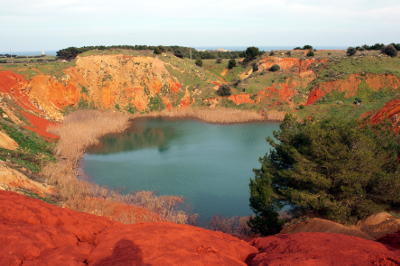 La Cava di Bauxite vicino Otranto.