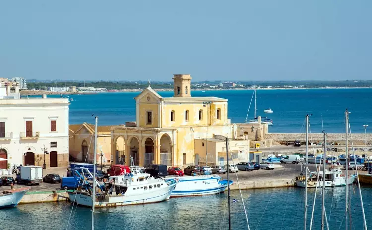 La chiesa della Madonna del Canneto a Gallipoli.