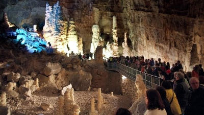 Grotte di castellana in Puglia.