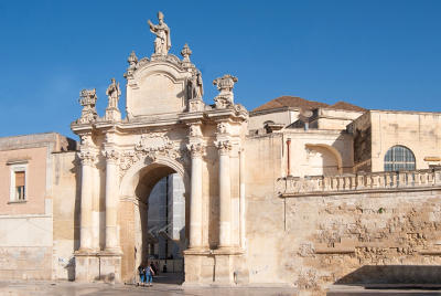 Porta Rudiae a Lecce, nel centro storico.