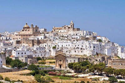 Ostuni in Puglia, la cittÃ  bianca.