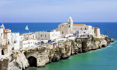 Vieste in Puglia on the Gargano.