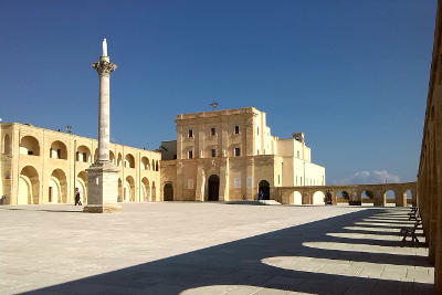 La basilica, ex Santuario, di Santa Maria di Leuca dedicata alla Madonna de finibus terrae.