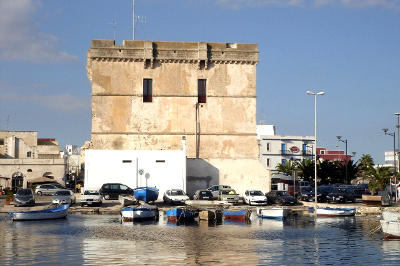 La torre Cesarea a Porto Cesareo in Salento.