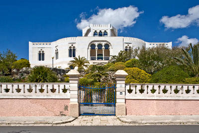 Villa Daniele a Leuca, una delle ville nobiliari ottocentesche.